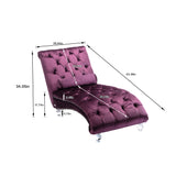 COOMORE   Leisure concubine sofa  with  acrylic  feet
