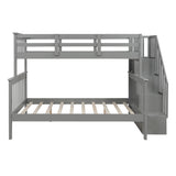 Stairway Twin-Over-Full Bunk Bed with Storage