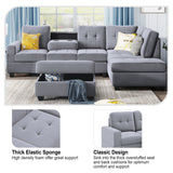 Antique Grey Sectional Sofa