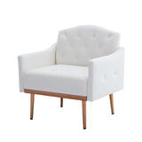 COOLMORE Accent  Chair  ,leisure single sofa  with Rose Golden  feet