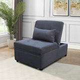 Ottoman Sofa sleeper Dark Grey