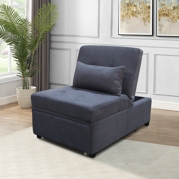 Ottoman Sofa sleeper Dark Grey