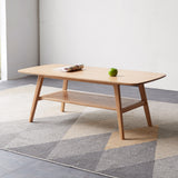 Solid wood Top plate Desk Coffee table