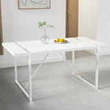 Dining Table Rustic Industrial Rectangular