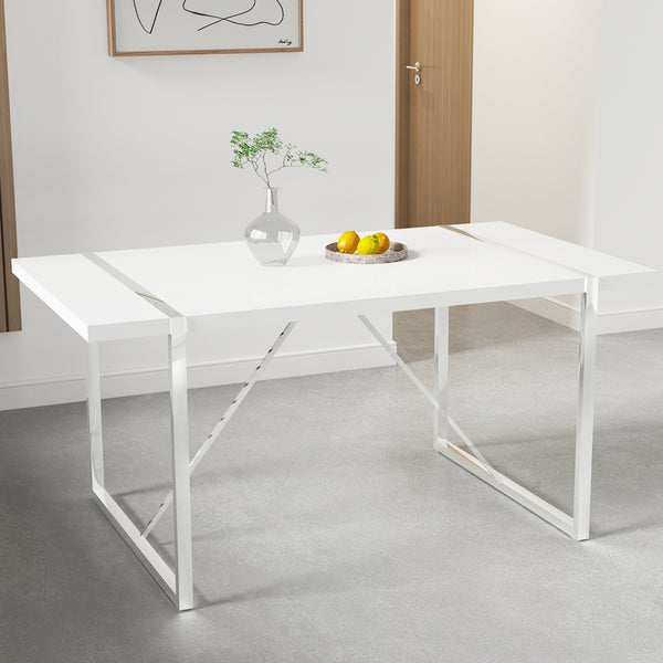Dining Table Rustic Industrial Rectangular