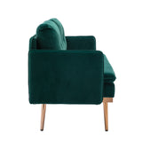 COOLMORE  Velvet  Sofa , Accent sofa .loveseat sofa with Stainless feet