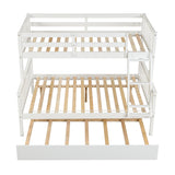 Twin Over Full Bunk Bed with Trundle