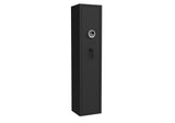 Rifle Gun Safe,Quick Access Fingerprint/Keypad Long Gun Safe, 4-5 Gun Metal Rifle Gun Security Cabinet   2 Pistols safe Lock Box.