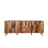 TV Stand Mid-Century Wood Modern Entertainment Center Adjustable Storage Cabinet TV Console for Living Room