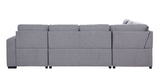 Storage Sleeper Sectional Sofa