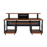 Music Desk, Cherry & Black Finish