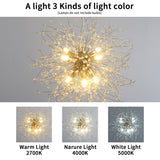 Modern American multi-particle spherical crystal chandelier -8 bulbs -G9 lamp holder