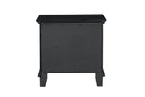 King 6 Pc Tufted Upholstery Bedroom set made with Wood in Black