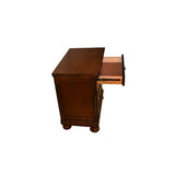 Queen 3-Piece Bedroom Set Platform Bed with Two Nightstands