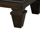 King 5 Piece Storage Bed in Walnut made with Solid Wood