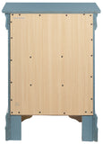 Teal 3 Drawer Nightstand