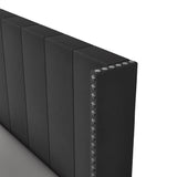 Queen Size Tufted Upholstered Bed Frame Low Profile Velvet