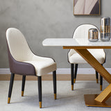 White Dining table with 6 Chairs
