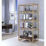 Gold Bookshelf
