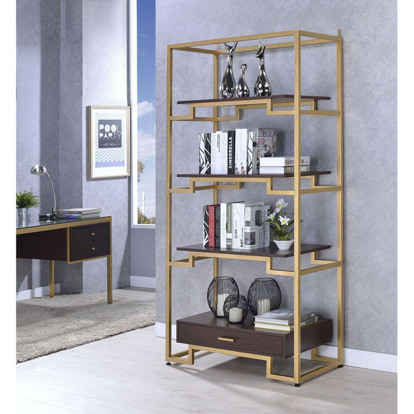 Gold Bookshelf