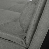 63.4” Futon Dark Grey Sofa bed