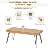 Modern Coffee Table, Easy Assembly Tea Table