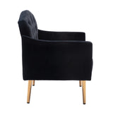 COOLMORE Accent  Chair  ,leisure single sofa  with Rose Golden  feet