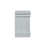 ACME Louis Philippe III Nightstand in Platinum