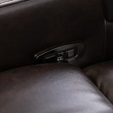 Orisfur. Power Motion Recliner with USB Charging Port and Hidden Arm Storage, Home Theater Seating with 2 Convenient Cup Holders Design ,360° Swivel Tray Table,and Cell Phone Stand