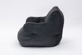 Soft Cotton Linen Fabric Bean Bag Chair Filled With Memory Sponge