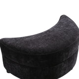 Ottoman With Tray Serve As Side Table Soft Padded Seat Dressing Shoe Bench Foot Rest