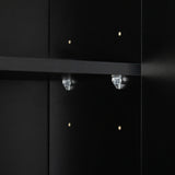 Tall Kitchen Cabinet, with 6-Doors, 1-Open Shelves and 1-Drawer