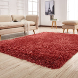 "Coral " Hand Tufted Shag Area Rug