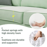 Light Green Sectional Sofa