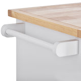 Kitchen Island Cart With 2 Drawers