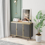 Modern Sideboard, Freestanding Sideboard Storage Cabinet Entryway Floor Cabinet for Living Room Office Bedroom