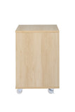 Moline wheel cabinet，1-Door Stand，Industrial Bedside Table