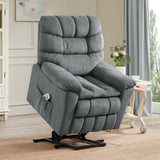 Orisfur. Power Lift Chair with Adjustable Massage and Heating System, Recliner Chair with Remote Control for Living Room