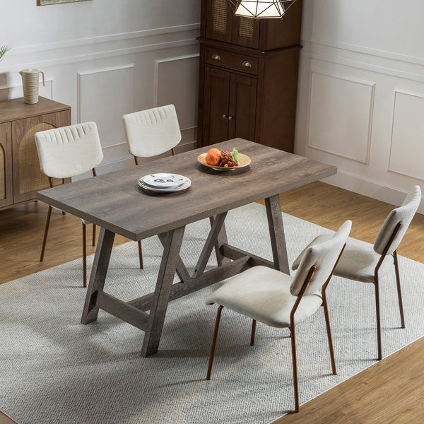 Oak 59" Dining Table