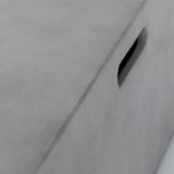 56inch Concrete Rectangle Propane Gas Fire Pit