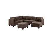 Coffee brown Sectional 8pc Set