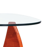 Cherry Triangle coffee table Wood Base