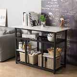 Faux Marble top Kitchen Island