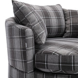 Modern  Akili swivel accent chair  barrel chair