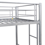 White Metal Bunk Bed