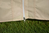 Double Tiered Grill Canopy, Outdoor BBQ Gazebo Tent with UV Protection, Beige