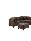 Coffee brown Sectional 8pc Set