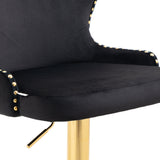 COOLMORE  Bar Stools with Back and Footrest Counter Height bar Chairs
