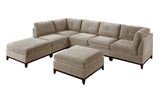 Camel Sectional 7pc Couch Set