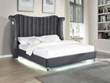Queen Grey Bedroom Set Made With Wood